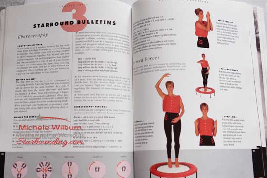 Rebounding exercise workouts for healing health fitness and wellness in Starbound mini trampoline book