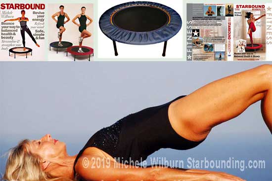 Transforming powers in mini trampoline workouts and benefits of rebounding