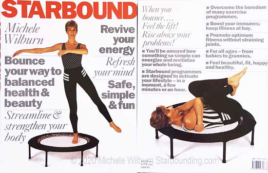Starbound Mini trampoline Book and rebounding exercise lifestyle plans for trasnfomation
